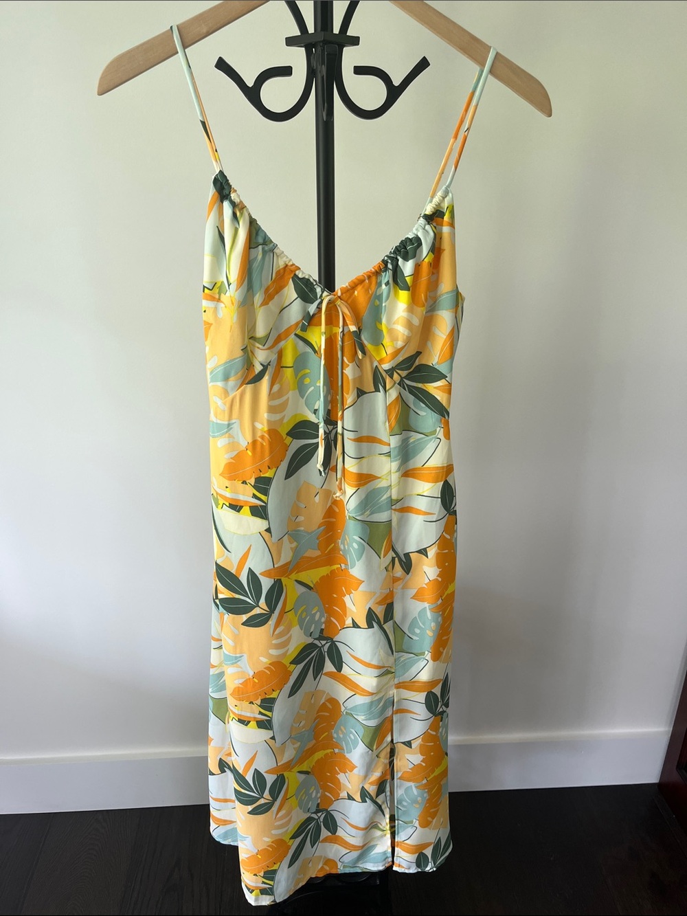 Fun Vacation Dress!Sienna Sky Tropical Midi Dress